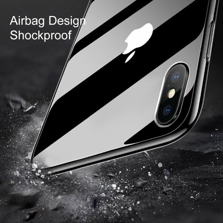 For iPhone X / XS Twilight Transparent Glass Case