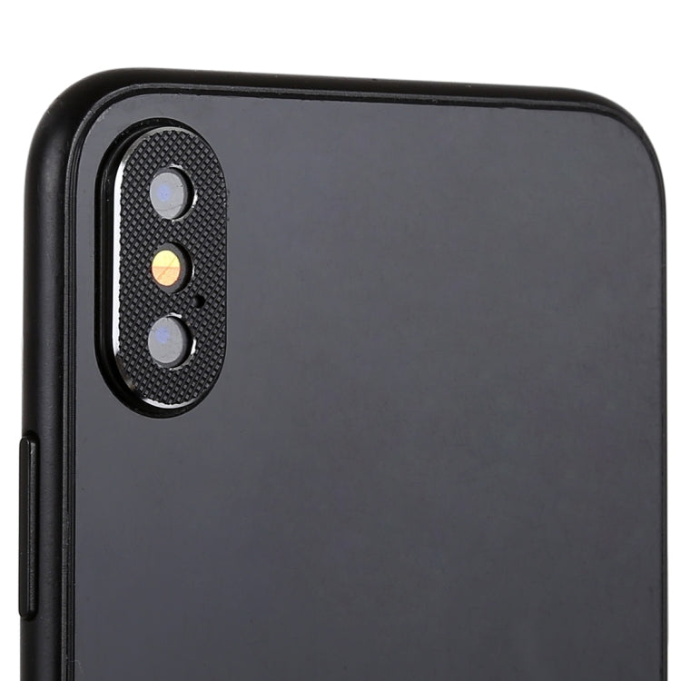 2 PCS TOTUDESIGN Rear Camera Lens Protection Ring Cover for iPhone XS