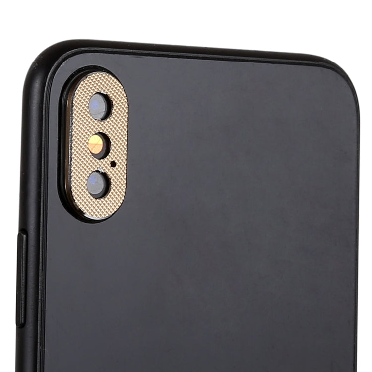 2 PCS TOTUDESIGN Rear Camera Lens Protection Ring Cover for iPhone XS