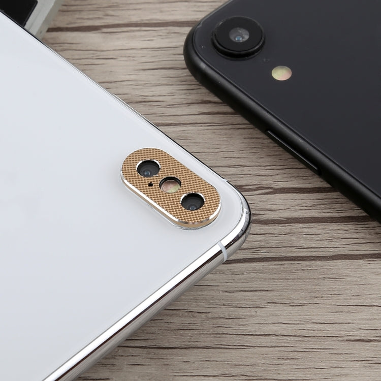 2 PCS TOTUDESIGN Rear Camera Lens Protection Ring Cover for iPhone XS