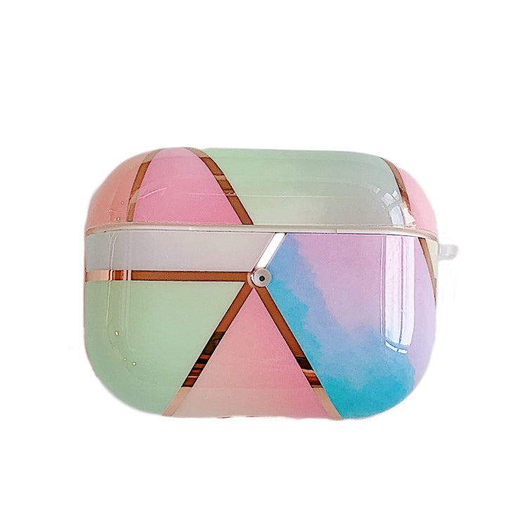 Electroplating Painted Shockproof TPU Protective Case For Apple AirPods Pro