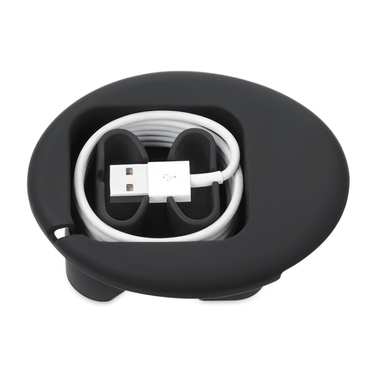 2 in1 Multifunctional Storage Bag Earphone Watch Storage Bag Mobile Phone Holder (Black)