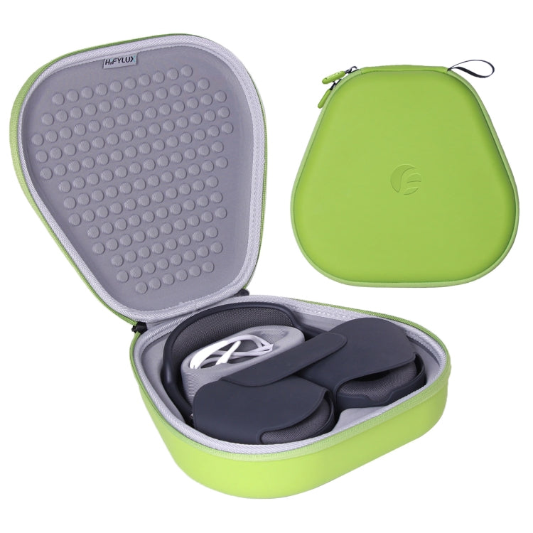 Hifylux AP-BF2 Waterproof Leather + EVA Headset Storage Bag for AirPods Max, with Smart Sleep Function
