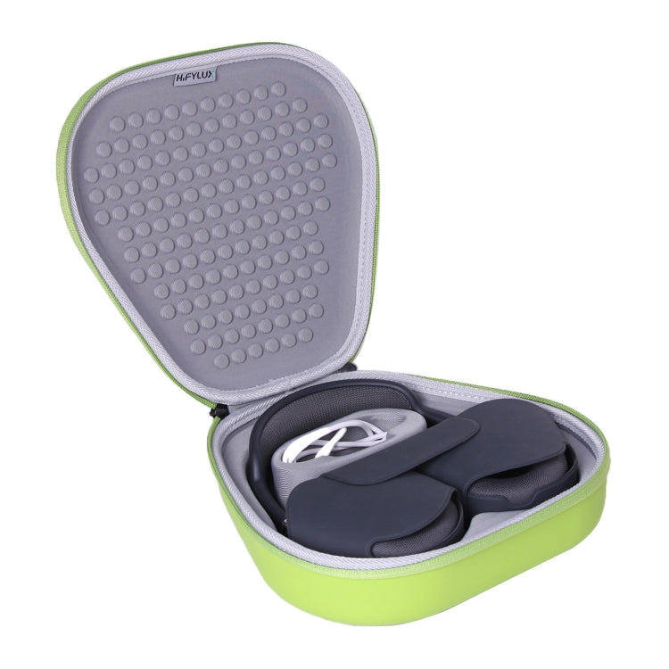 Hifylux AP-BF2 Waterproof Leather + EVA Headset Storage Bag for AirPods Max, with Smart Sleep Function