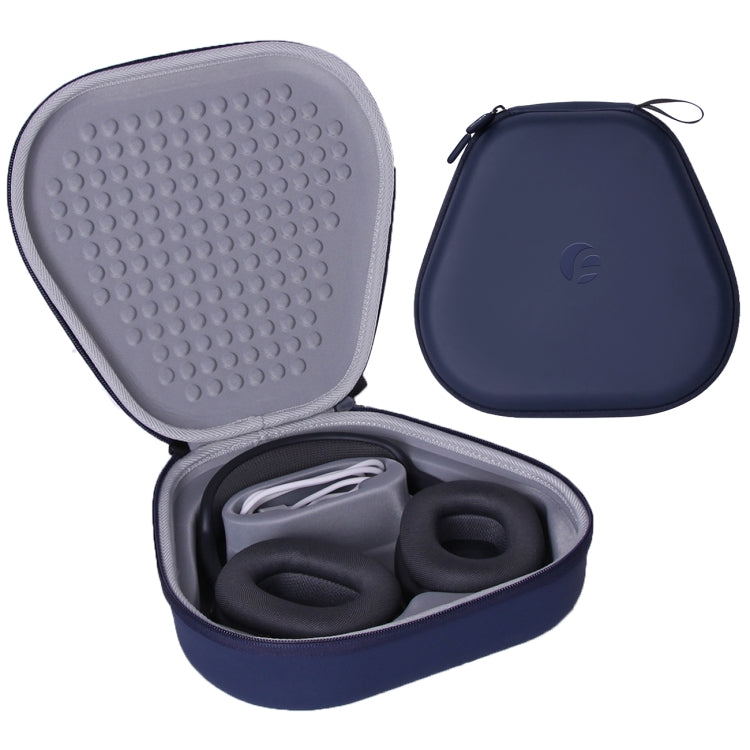 Hifylux AP-BF2 Waterproof Leather + EVA Headset Storage Bag for AirPods Max, with Smart Sleep Function