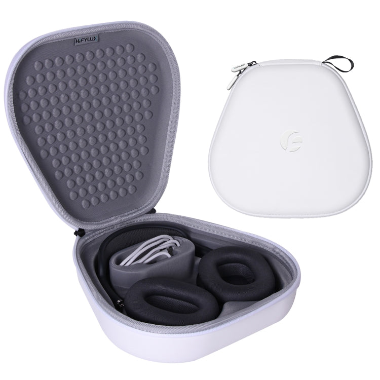 Hifylux AP-BF2 Waterproof Leather + EVA Headset Storage Bag for AirPods Max, with Smart Sleep Function