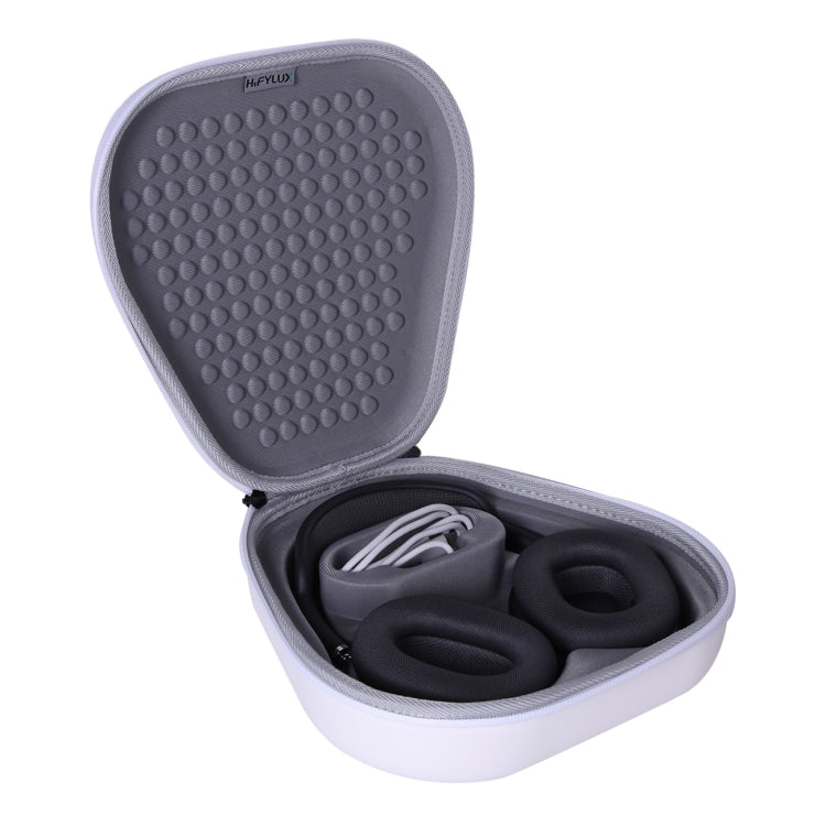 Hifylux AP-BF2 Waterproof Leather + EVA Headset Storage Bag for AirPods Max, with Smart Sleep Function