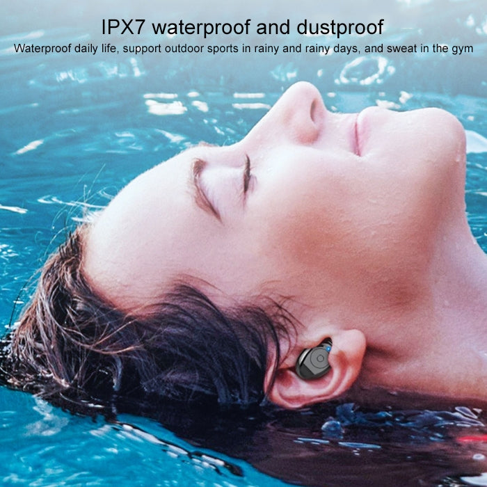 F9 TWS V5.0 Binaural Wireless Stereo Bluetooth Headset with Charging Case and Digital Display