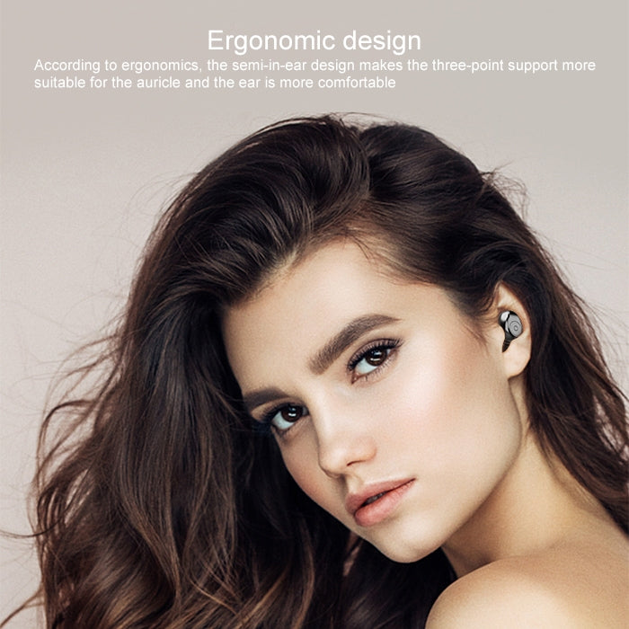 F9 TWS V5.0 Binaural Wireless Stereo Bluetooth Headset with Charging Case and Digital Display