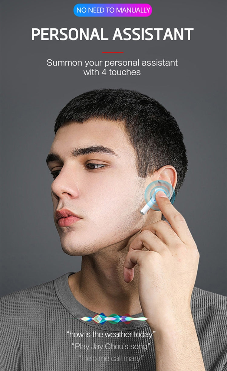 HAMTOD A2 TWS Bluetooth 5.0 Wireless Active Noise Cancelling Earphone