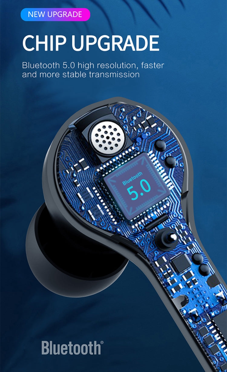 HAMTOD A2 TWS Bluetooth 5.0 Wireless Active Noise Cancelling Earphone