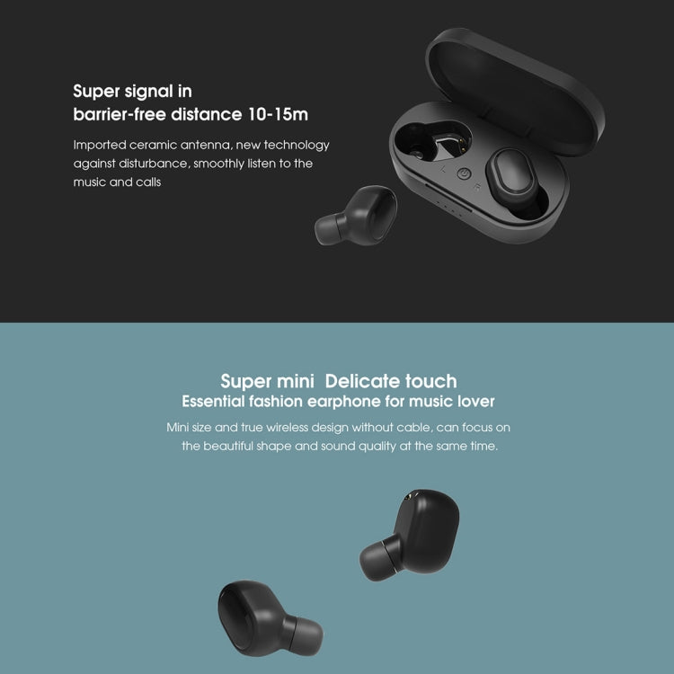 ELEPHONE ElePods Bluetooth 5.0 True Wireless Bluetooth Earphone with Charging Box(Black)