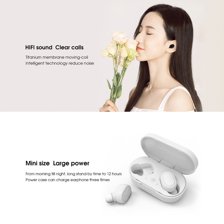 ELEPHONE ElePods Bluetooth 5.0 True Wireless Bluetooth Earphone with Charging Box(Black)