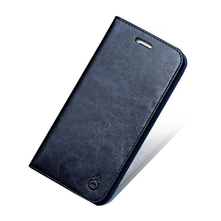 For iPhone X / XS MUSUBO H3 Crazy Horse Texture Horizontal Flip PU Leather Case with Holder & Card Slots & Wallet