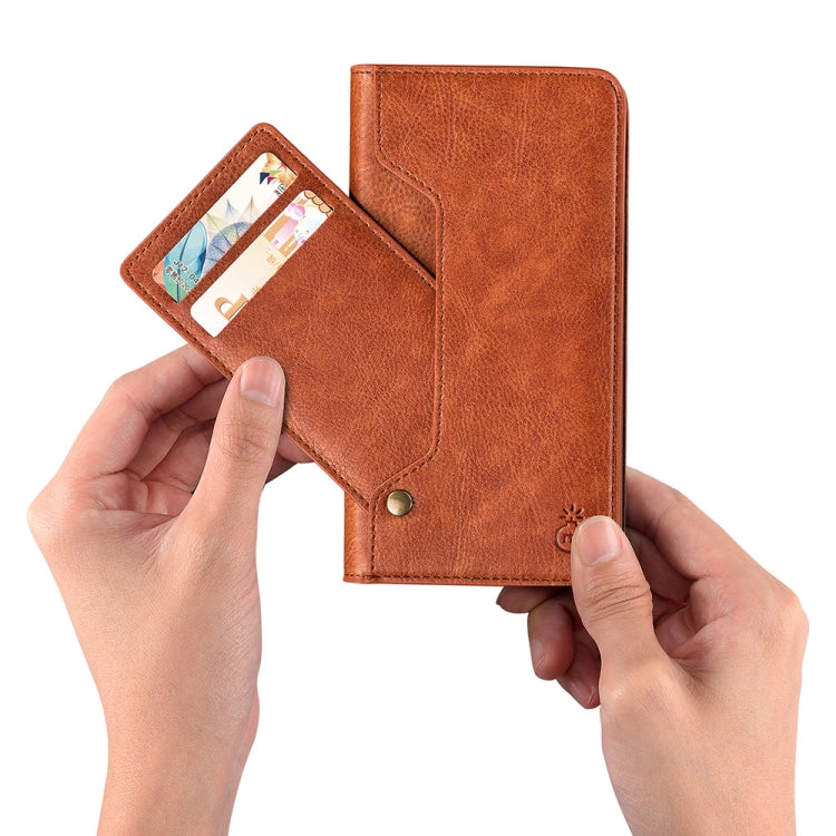 For iPhone X / XS MUSUBO C3 Crazy Horse Texture Horizontal Flip PU Leather Case with Holder & Movable Card Slots & Wallet