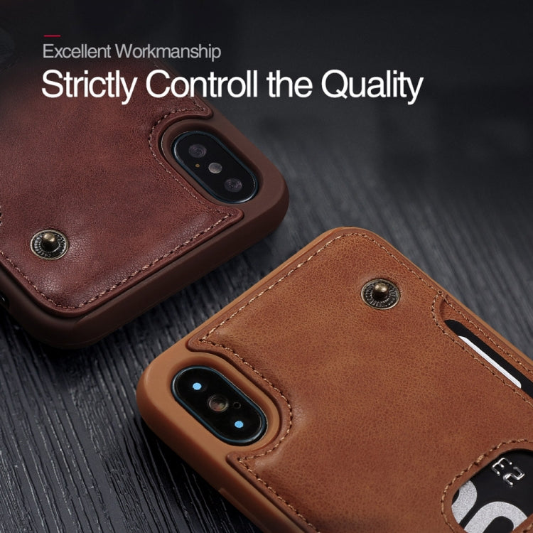 For iPhone X / XS MUSUBO G3 2 in 1 Detachable Horizontal Flip PU Leather Case with Card Slots & Wallet