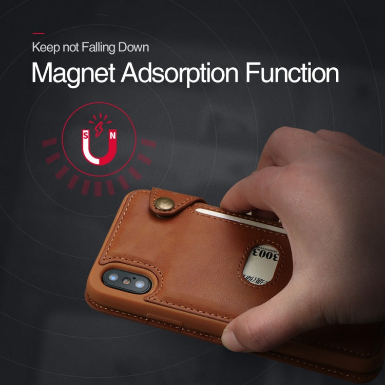 For iPhone X / XS MUSUBO G3 2 in 1 Detachable Horizontal Flip PU Leather Case with Card Slots & Wallet