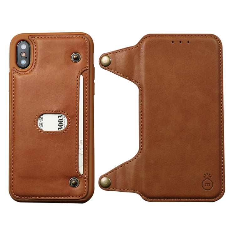 For iPhone X / XS MUSUBO G3 2 in 1 Detachable Horizontal Flip PU Leather Case with Card Slots & Wallet
