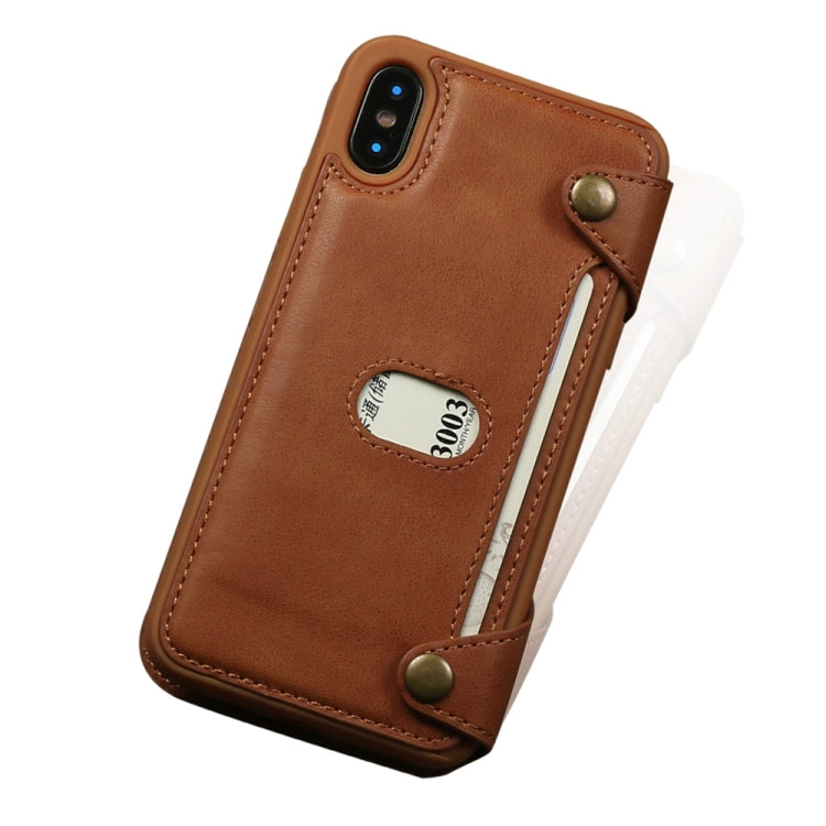 For iPhone X / XS MUSUBO G3 2 in 1 Detachable Horizontal Flip PU Leather Case with Card Slots & Wallet
