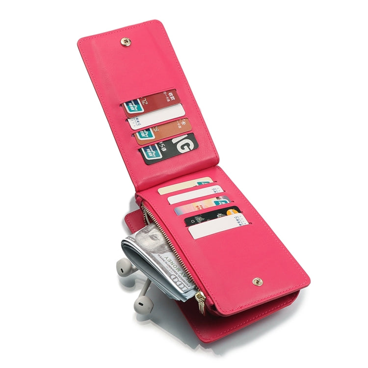 For iPhone X / XS MUSUBO Multi-function Detachable PU Leather Case with 12 Card Slots & Wallet & Photo Frame & Hanging Buckle