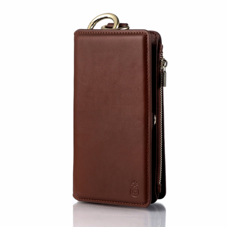 For iPhone X / XS MUSUBO Multi-function Detachable PU Leather Case with 12 Card Slots & Wallet & Photo Frame & Hanging Buckle