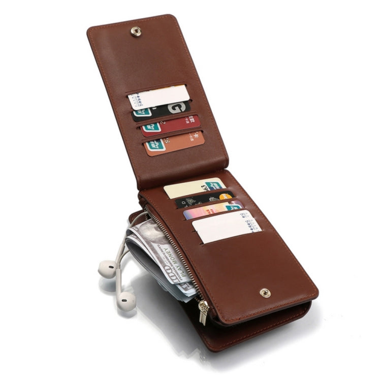 For iPhone X / XS MUSUBO Multi-function Detachable PU Leather Case with 12 Card Slots & Wallet & Photo Frame & Hanging Buckle