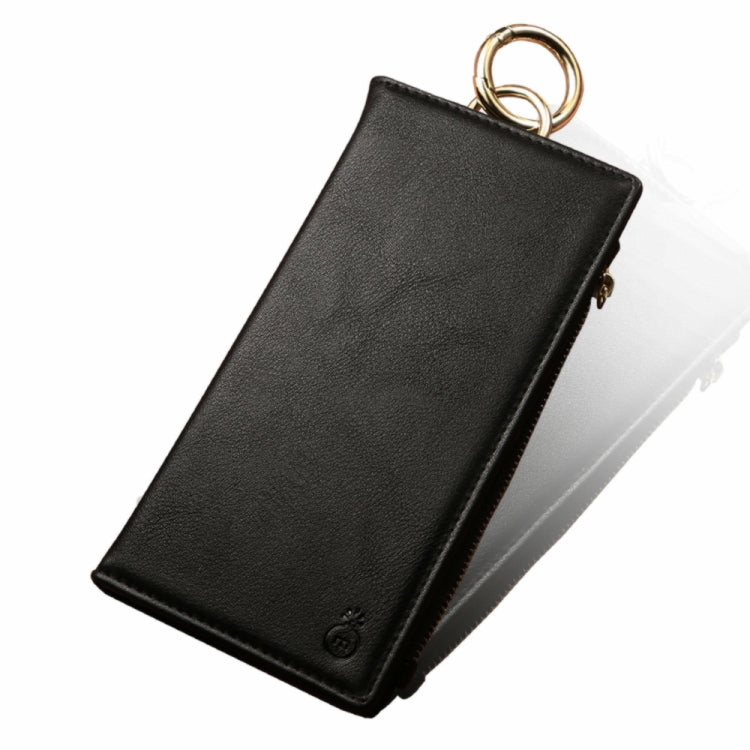 For iPhone X / XS MUSUBO Multi-function Detachable PU Leather Case with Card Slots & Wallet & Photo Frame & Hanging Buckle