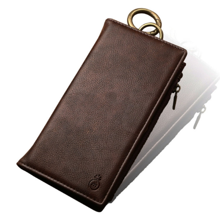 For iPhone X / XS MUSUBO Multi-function Detachable PU Leather Case with Card Slots & Wallet & Photo Frame & Hanging Buckle