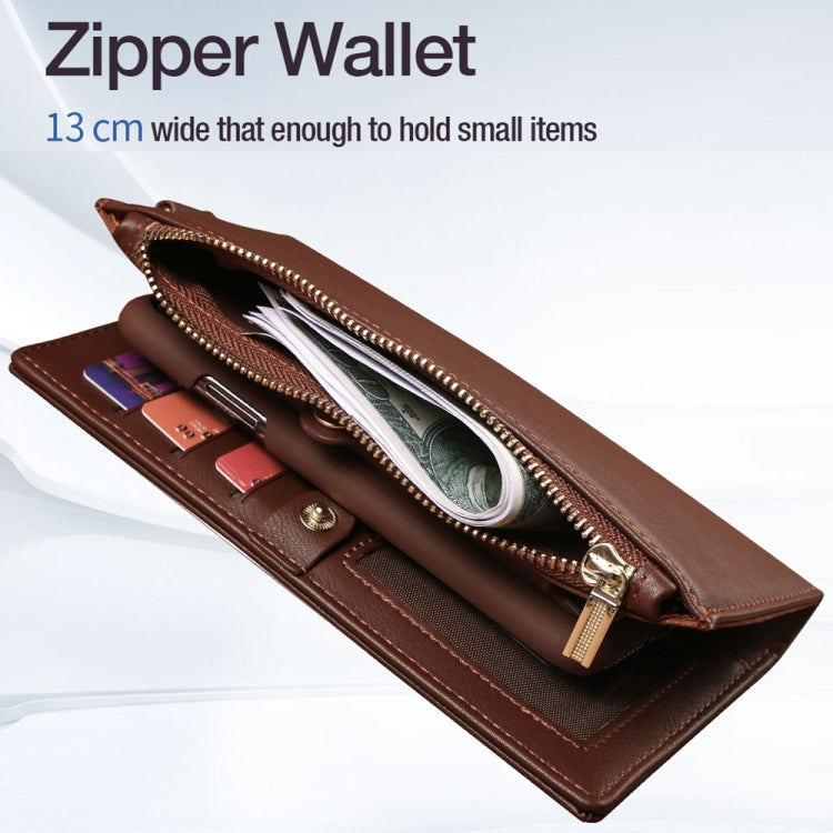 For iPhone X / XS MUSUBO Multi-function Detachable PU Leather Case with Card Slots & Wallet & Photo Frame & Hanging Buckle
