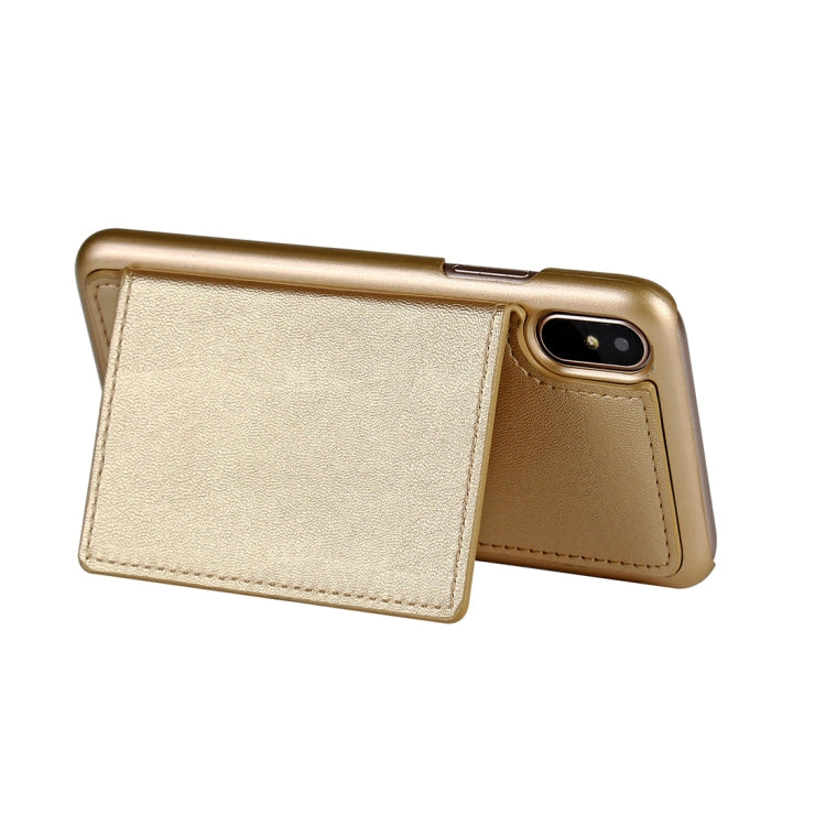 For iPhone X / XS MUSUBO Multi-function Detachable PU Leather Case & Shoulder Bag with Card Slots & Wallet & Photo Frame & Lanyard