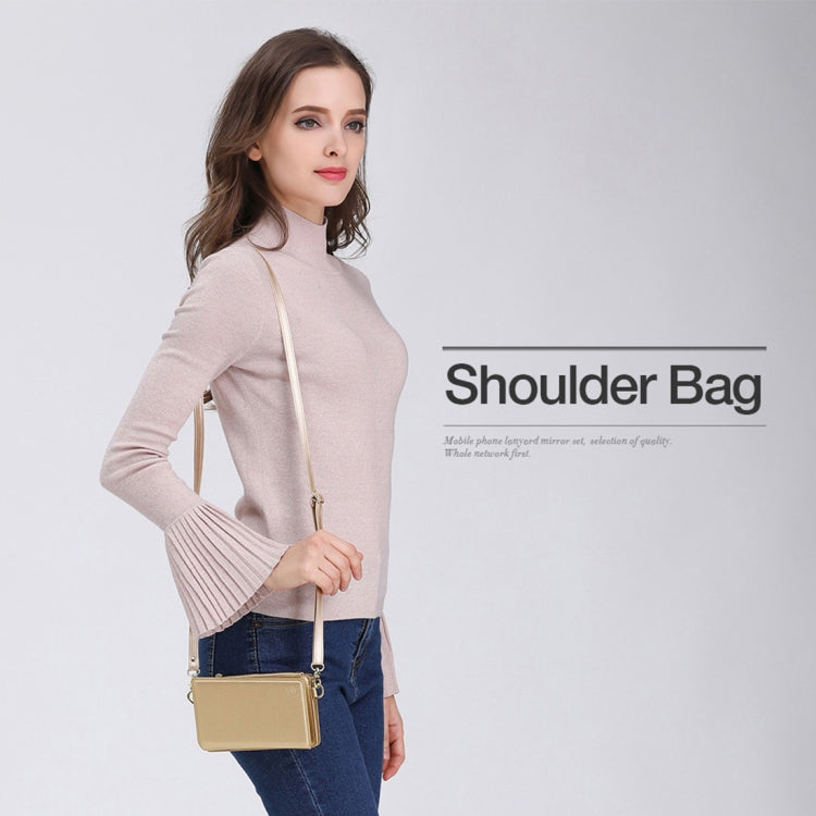 For iPhone X / XS MUSUBO Multi-function Detachable PU Leather Case & Shoulder Bag with Card Slots & Wallet & Photo Frame & Lanyard