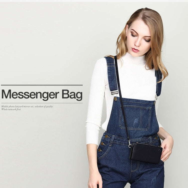 For iPhone X / XS MUSUBO Multi-function Detachable PU Leather Case & Shoulder Bag with Card Slots & Wallet & Photo Frame & Lanyard