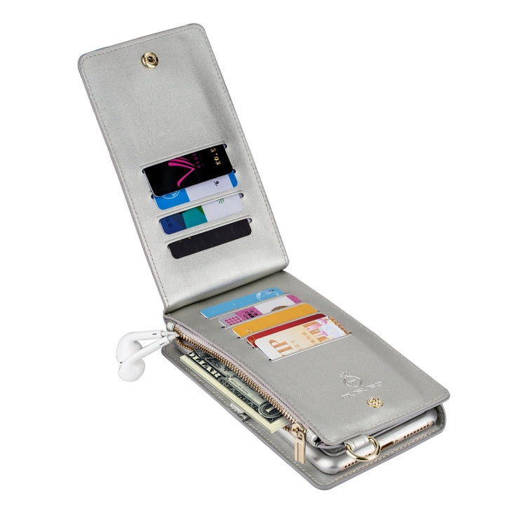 For iPhone X / XS MUSUBO Multi-function Detachable PU Leather Case & Shoulder Bag with Card Slots & Wallet & Photo Frame & Lanyard