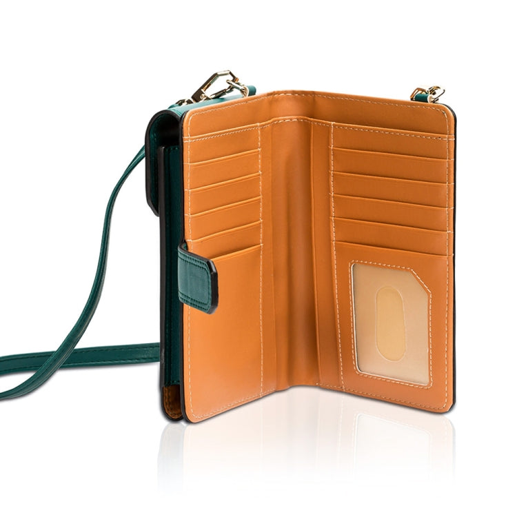 MUSUBO Multi-function PU Leather Universal Phone Bag, Suitable for Mobile Phone under 6.5 inch (Green)