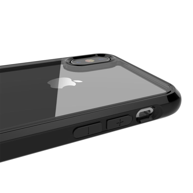 For iPhone X / XS Transparent Acrylic + TPU Airbag Shockproof Case