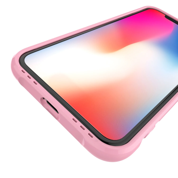 For iPhone X / XS Transparent Acrylic + TPU Airbag Shockproof Case