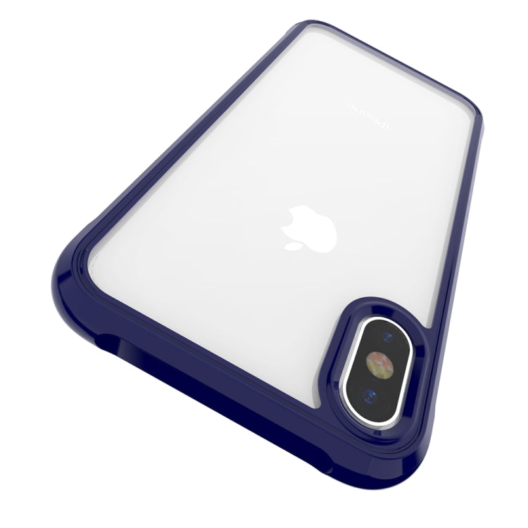 For iPhone X / XS Transparent Acrylic + TPU Airbag Shockproof Case