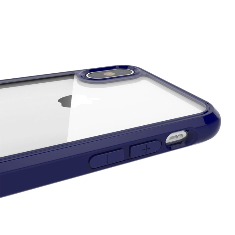 For iPhone X / XS Transparent Acrylic + TPU Airbag Shockproof Case
