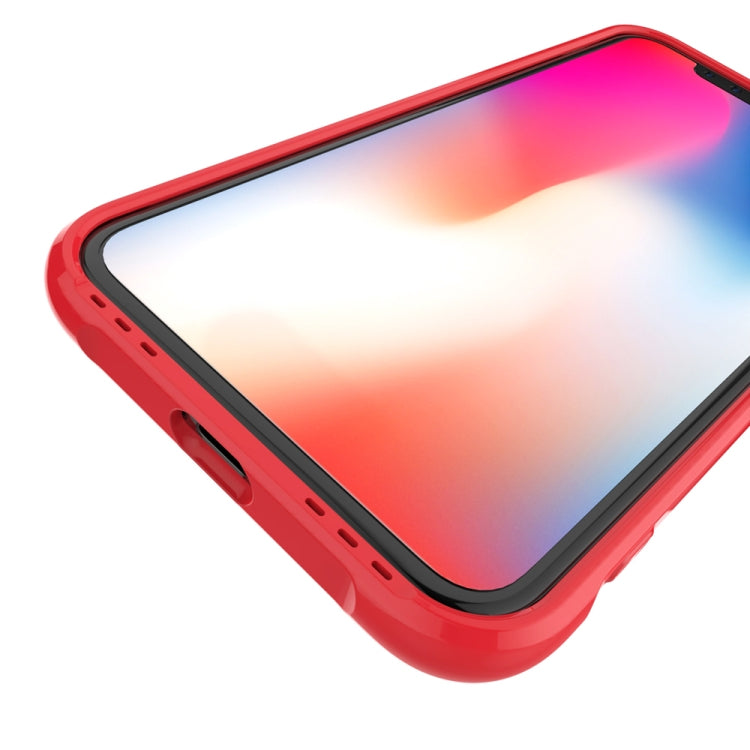 For iPhone X / XS Transparent Acrylic + TPU Airbag Shockproof Case
