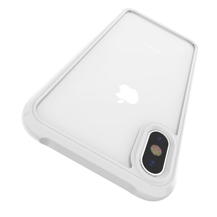 For iPhone X / XS Transparent Acrylic + TPU Airbag Shockproof Case