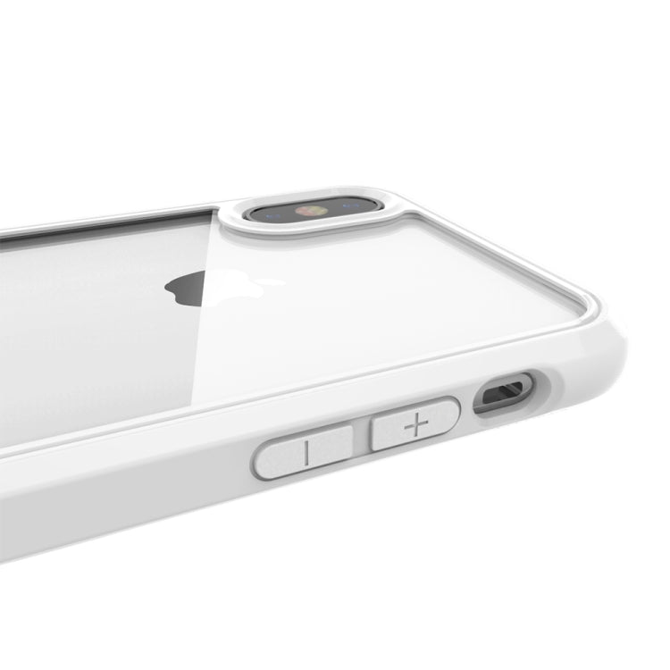 For iPhone X / XS Transparent Acrylic + TPU Airbag Shockproof Case