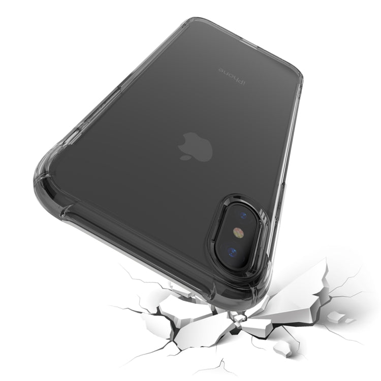 For iPhone X / XS Transparent TPU Airbag Shockproof Case