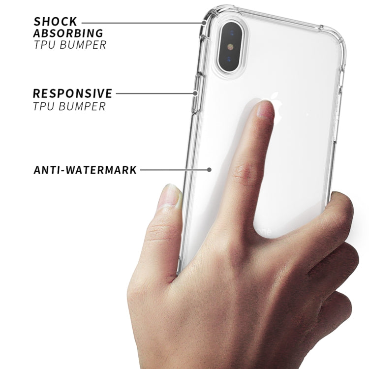 For iPhone X / XS Transparent TPU Airbag Shockproof Case