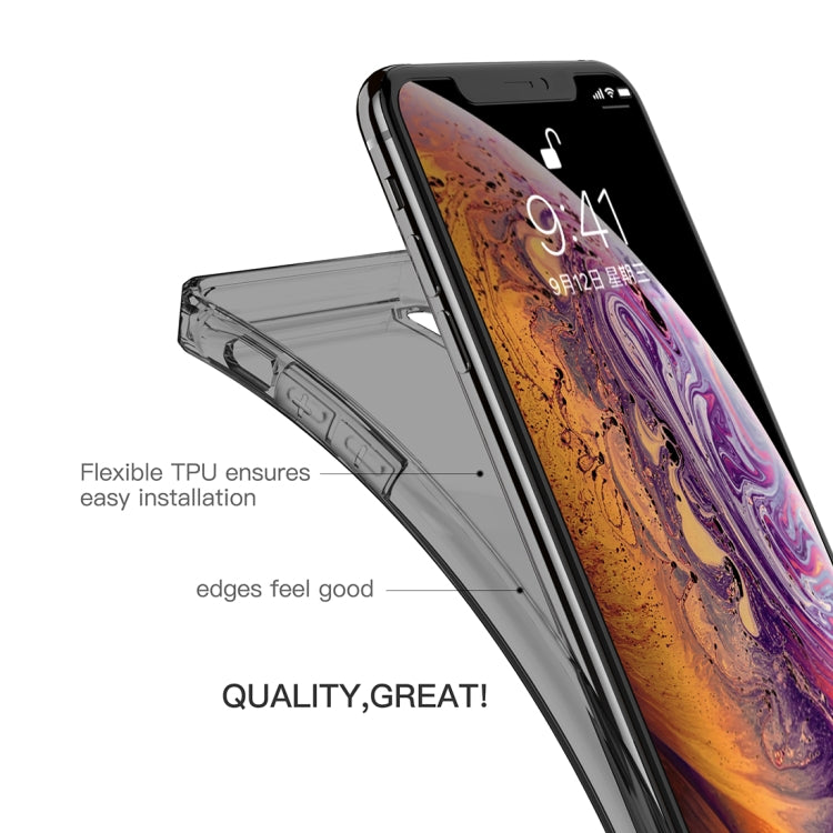 For iPhone X / XS Shockproof Octagonal Airbag Sound Conversion Hole Design TPU Case