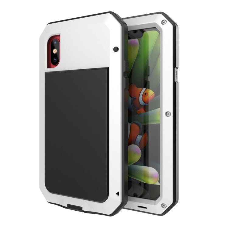 For iPhone X Metal Shockproof Waterproof Protective Case