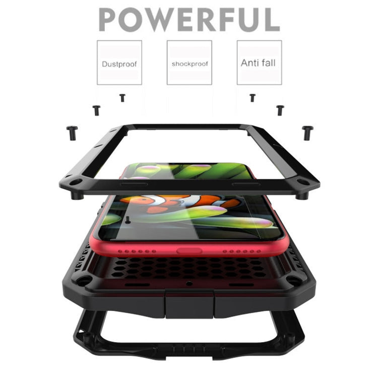 For iPhone X Metal Shockproof Waterproof Protective Case
