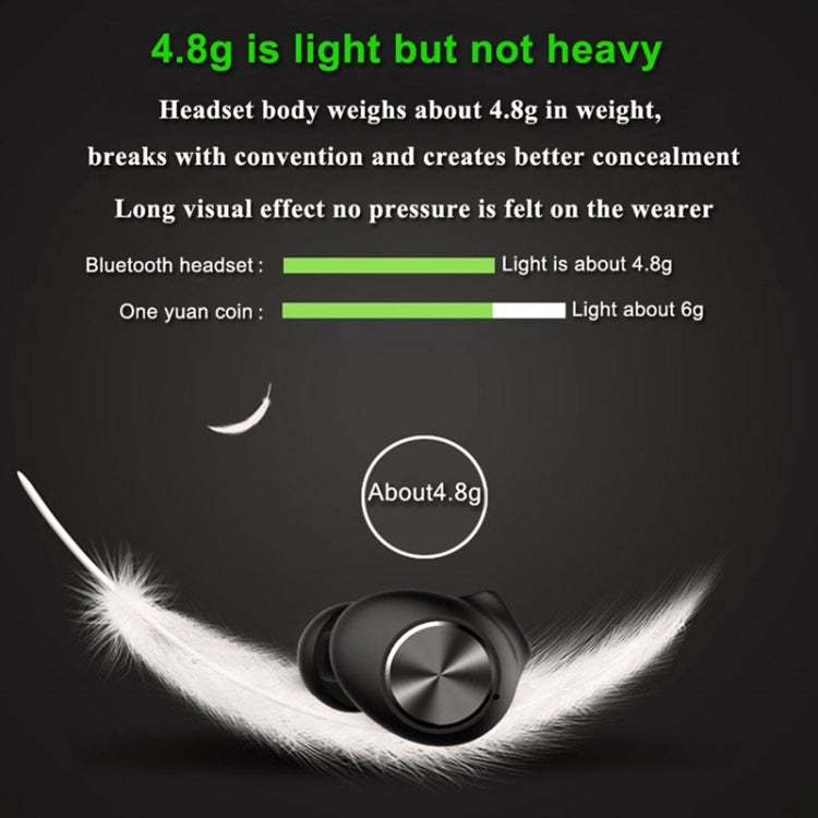 L18 Wireless Bluetooth 5.0 TWS Stereo Earphone with Charging Box, For iPhone, Galaxy, Huawei, Xiaomi, HTC and Other Smartphones