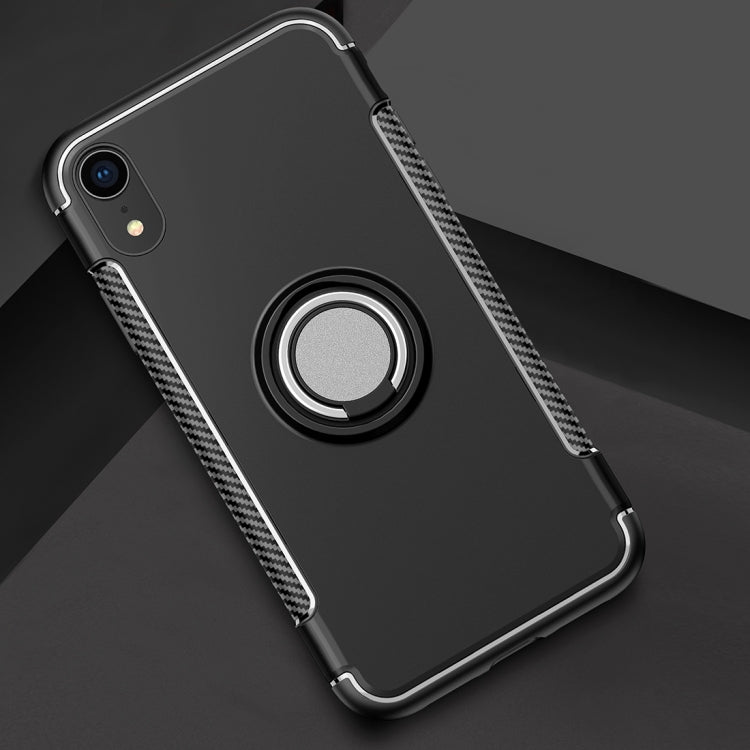 For iPhone XR Magnetic 360 Degrees Rotation Ring Armor Protective Case
