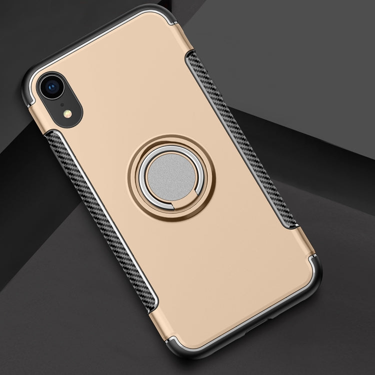 For iPhone XR Magnetic 360 Degrees Rotation Ring Armor Protective Case