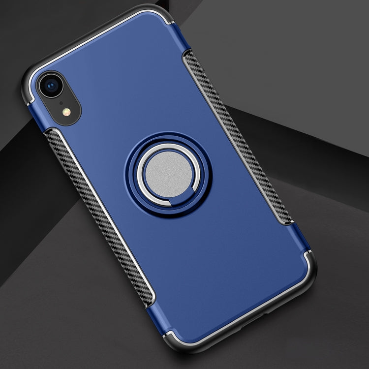 For iPhone XR Magnetic 360 Degrees Rotation Ring Armor Protective Case